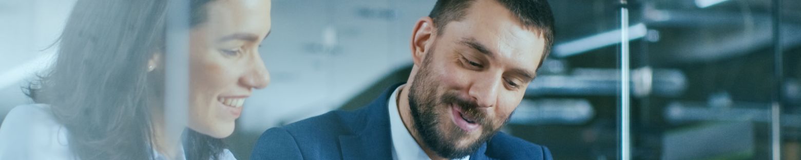 Unternehmensberater im Gespräch
